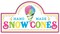 Snow Cones Street Sign, 15"L x 8"H, Embossed Metal For Summer Wreath Attachments, Crafts, and Decorations (White, Pink, Lime Green, Multi)